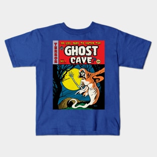 Ghost Cave Comics cover- EC homage by Tim Aymar Kids T-Shirt